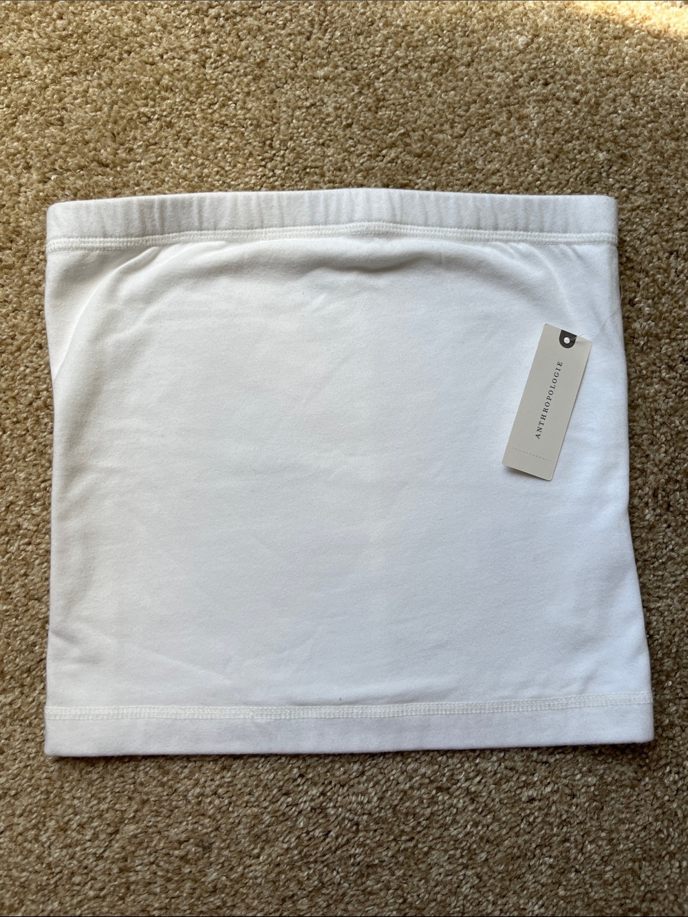 Anthropologie White Cotton Bandeau